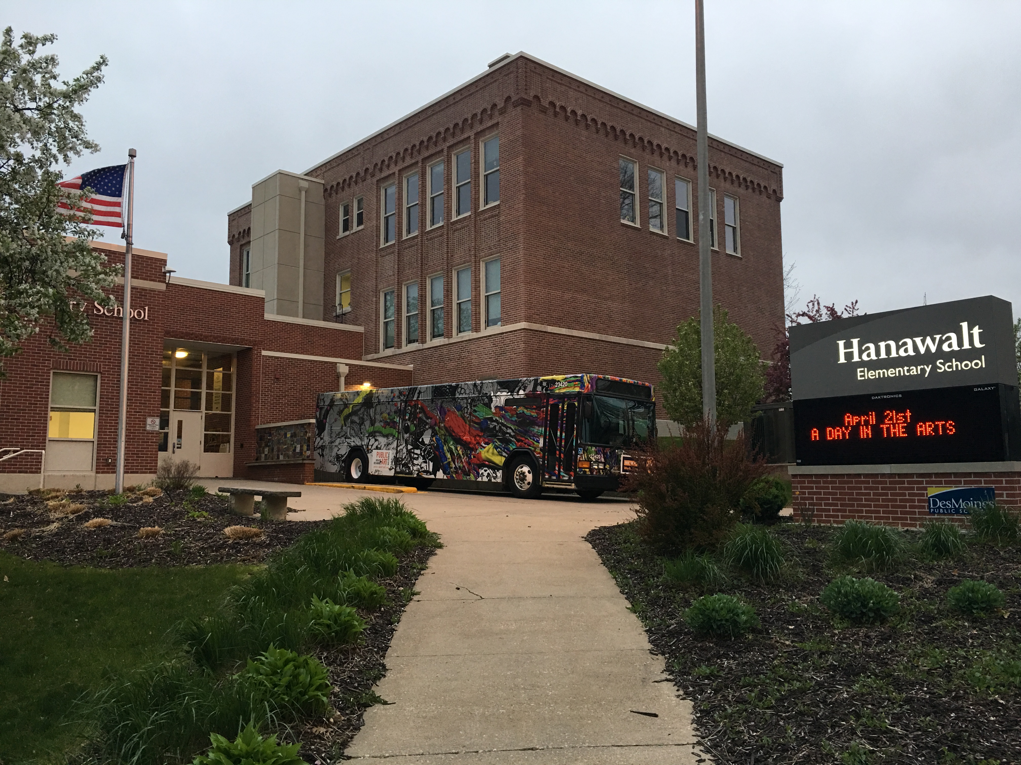 Splatter Bus at Hanawalt Elementary