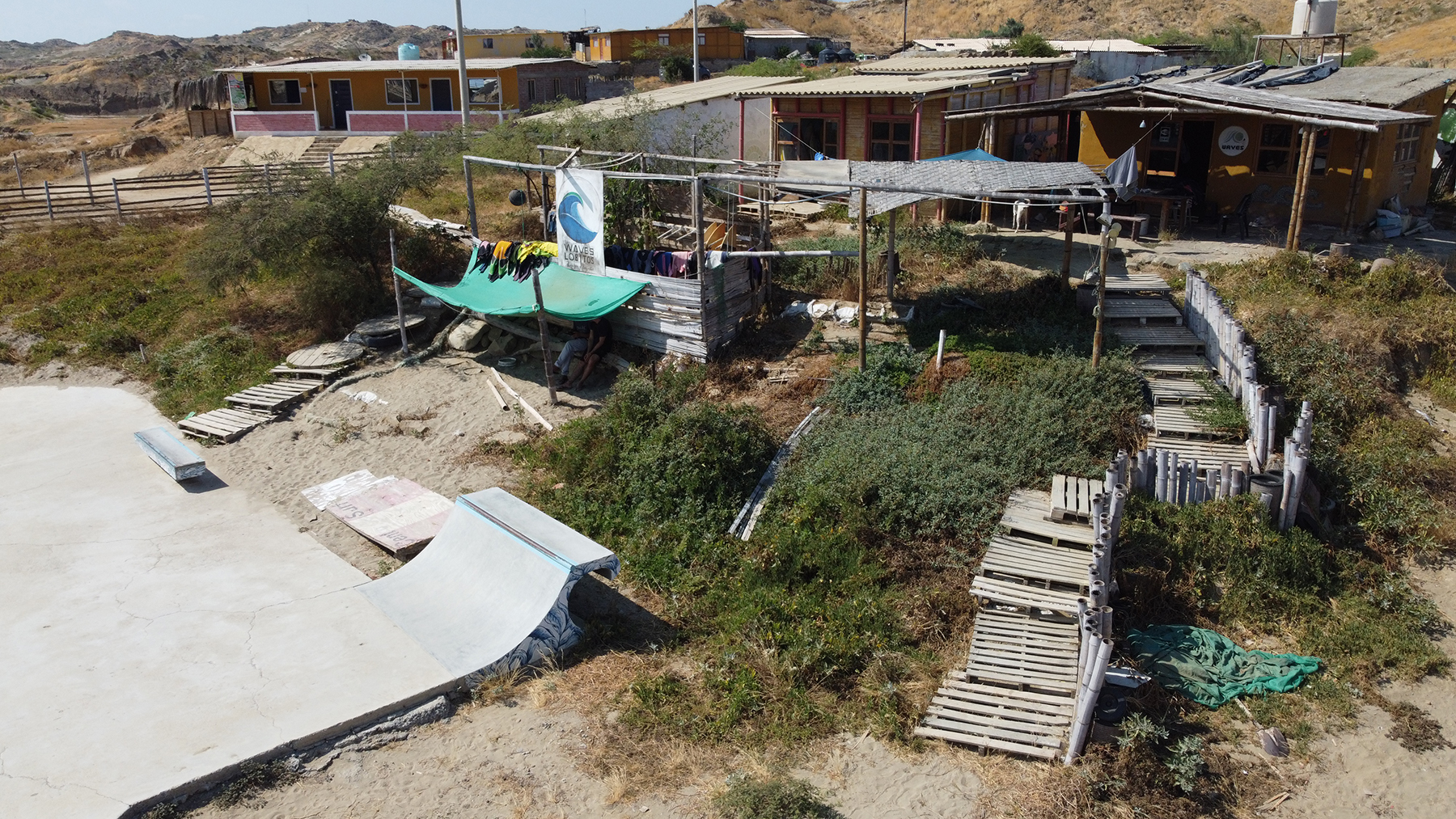 Informal settlement in Peru