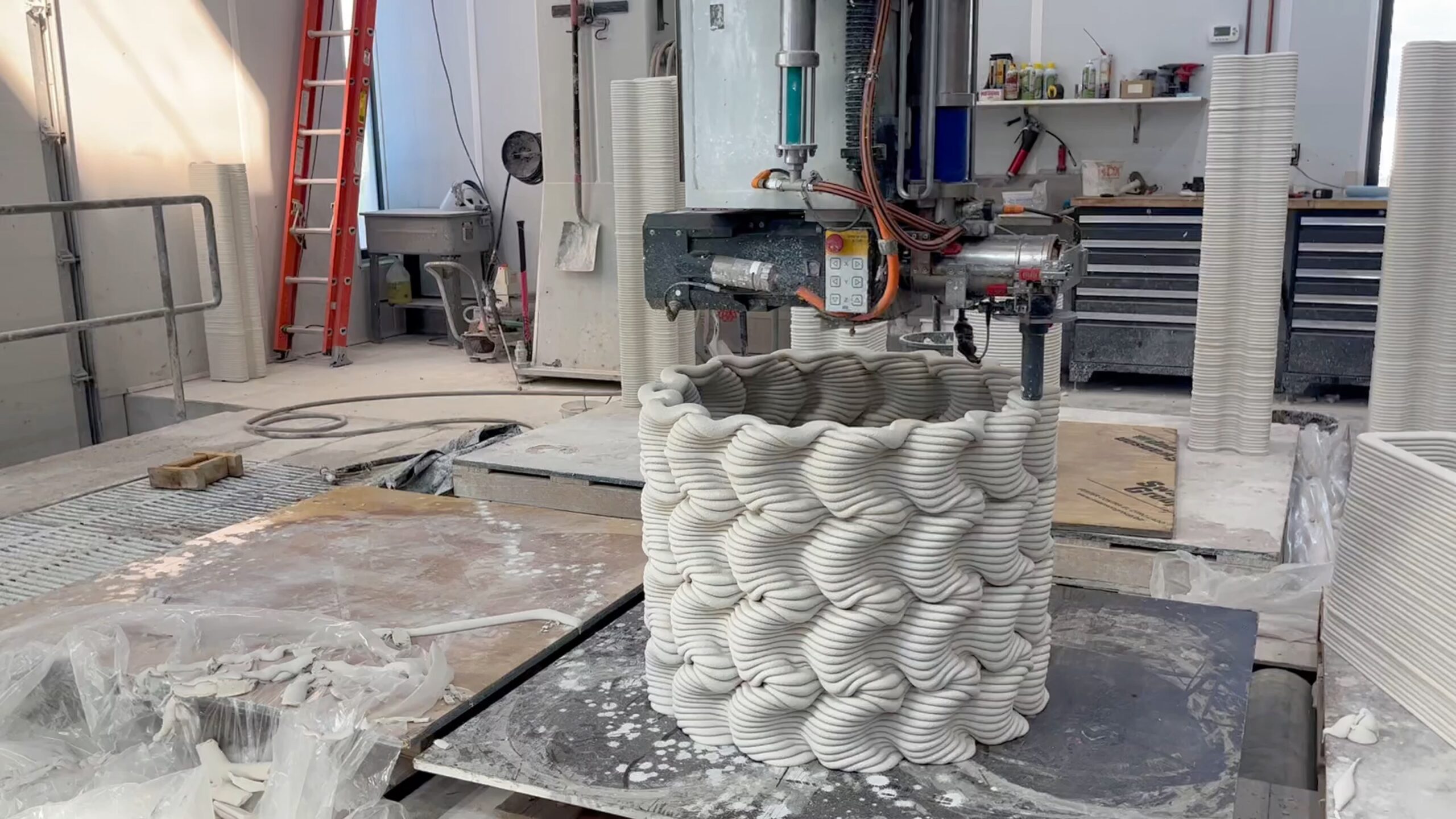 3D concrete machine