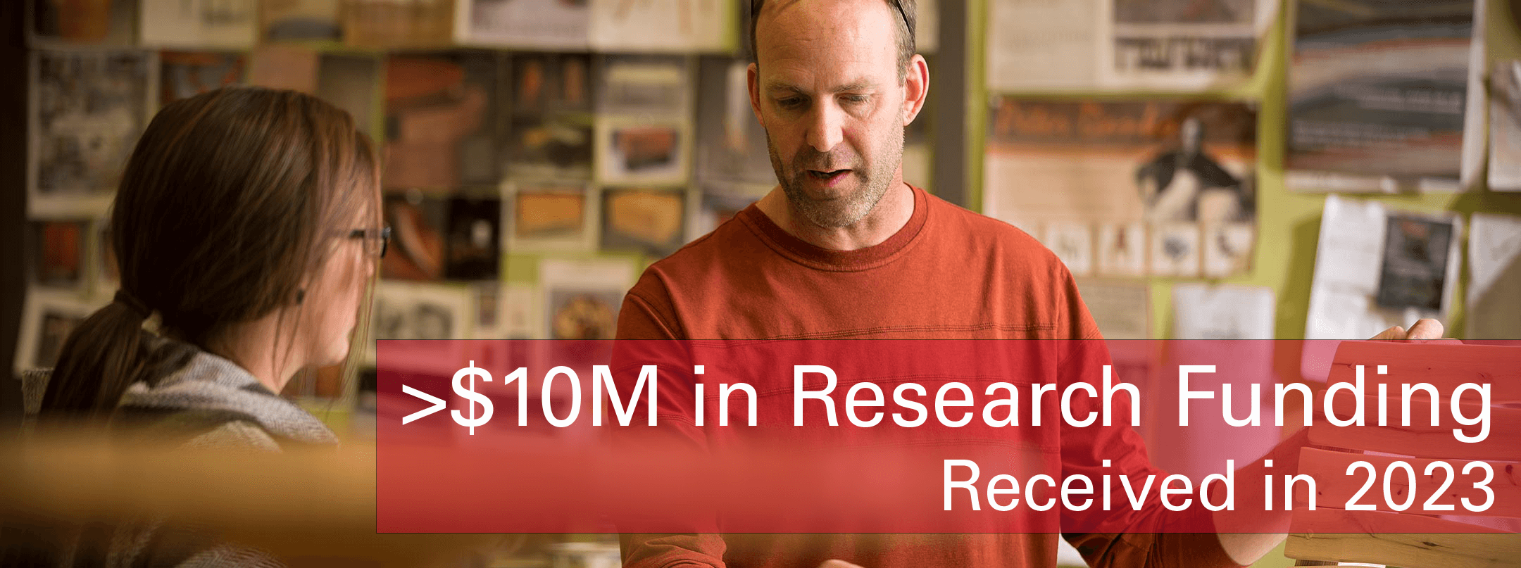 Over $2,000,000 in research funding received in 2023