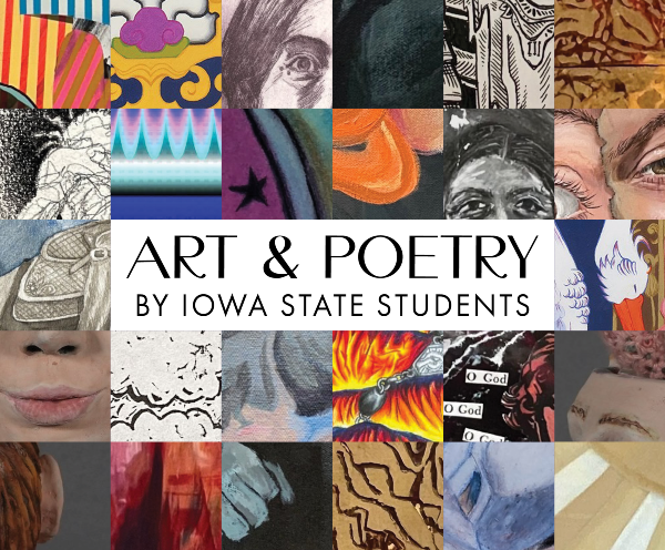 Art & Poetry by Iowa State Students poster